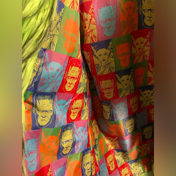 Green Faux Fur Coat - Picture 4 of 4